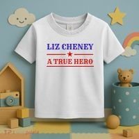 Liz Cheney A True Hero Toddler T-Shirt thumb 3