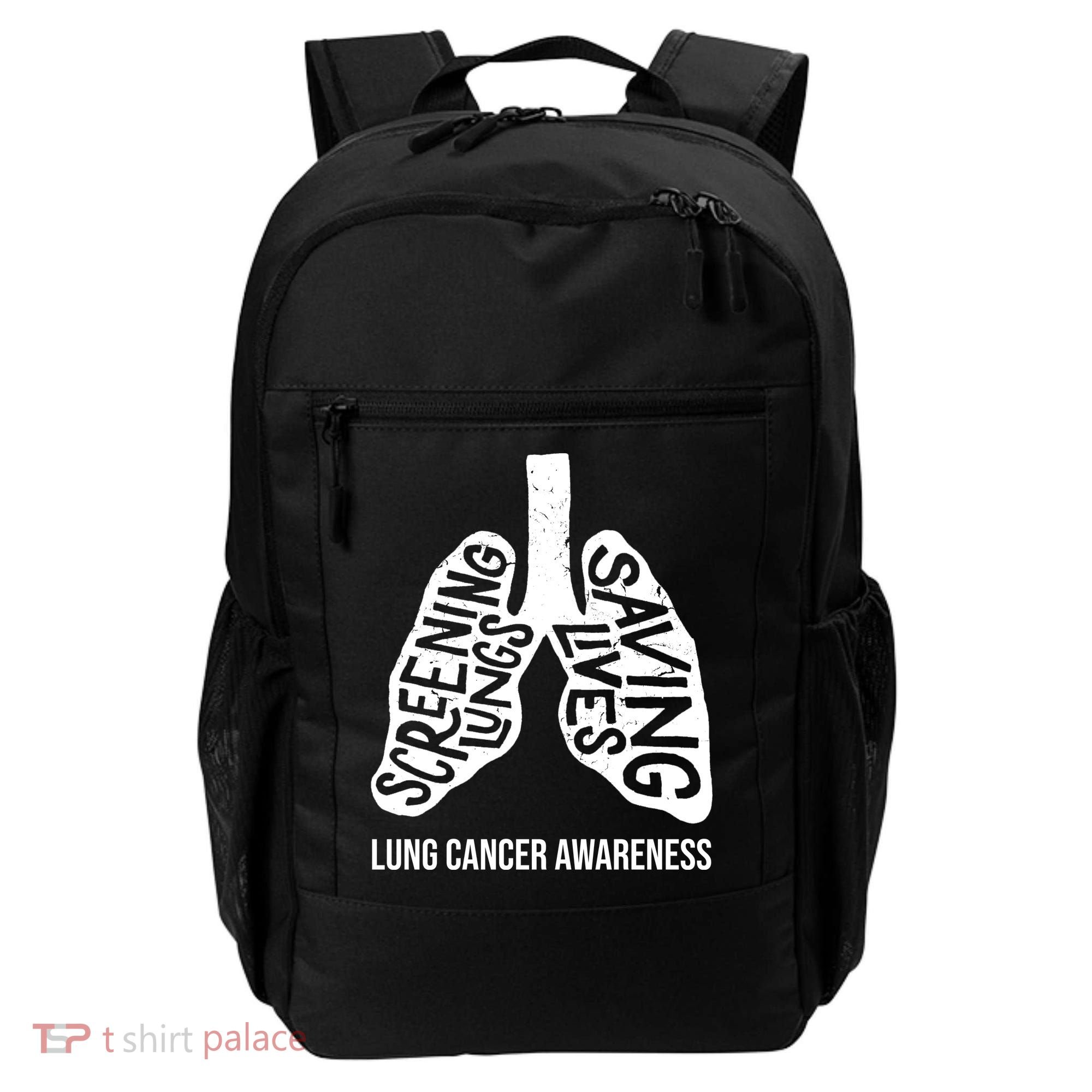 Lung Cancer Awareness Saving Lives Backpack
