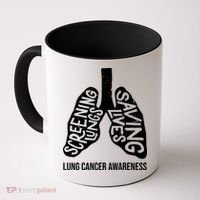 Lung Cancer Awareness Saving Lives Coffee Mug thumb 0