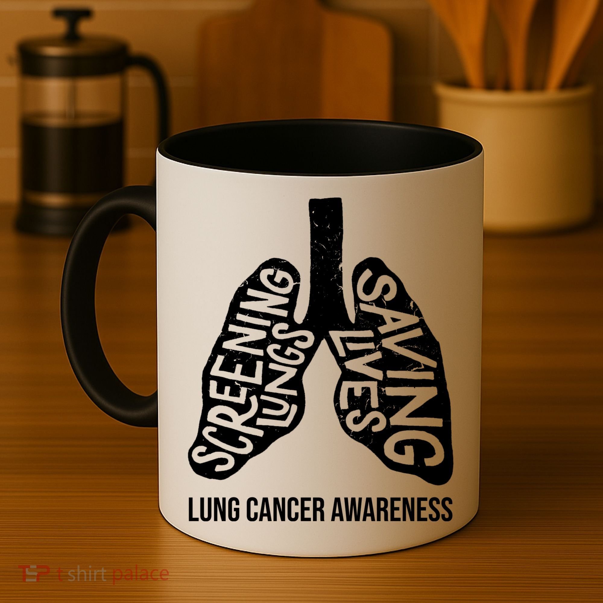 Lung Cancer Awareness Saving Lives Coffee Mug