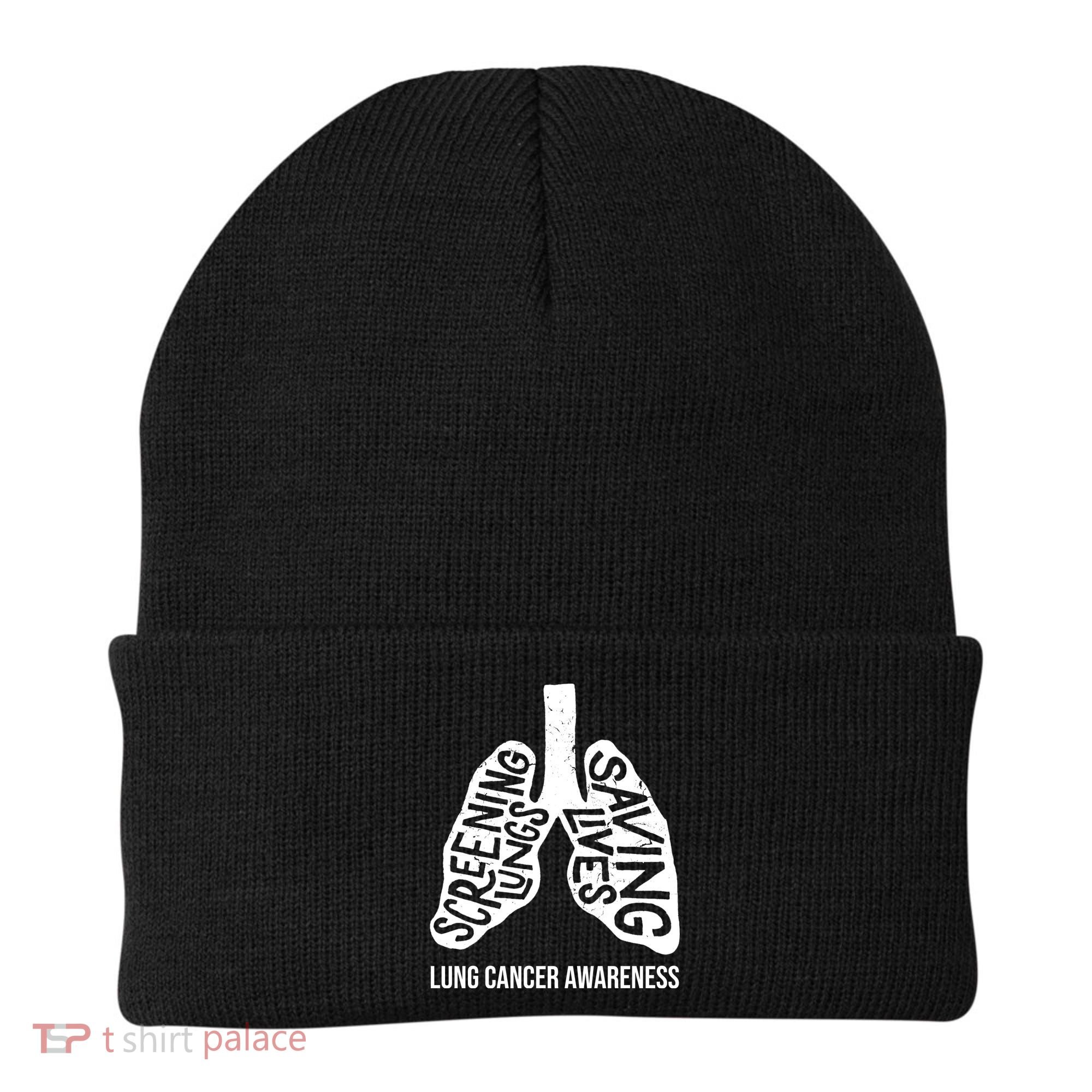 Lung Cancer Awareness Saving Lives Beanie