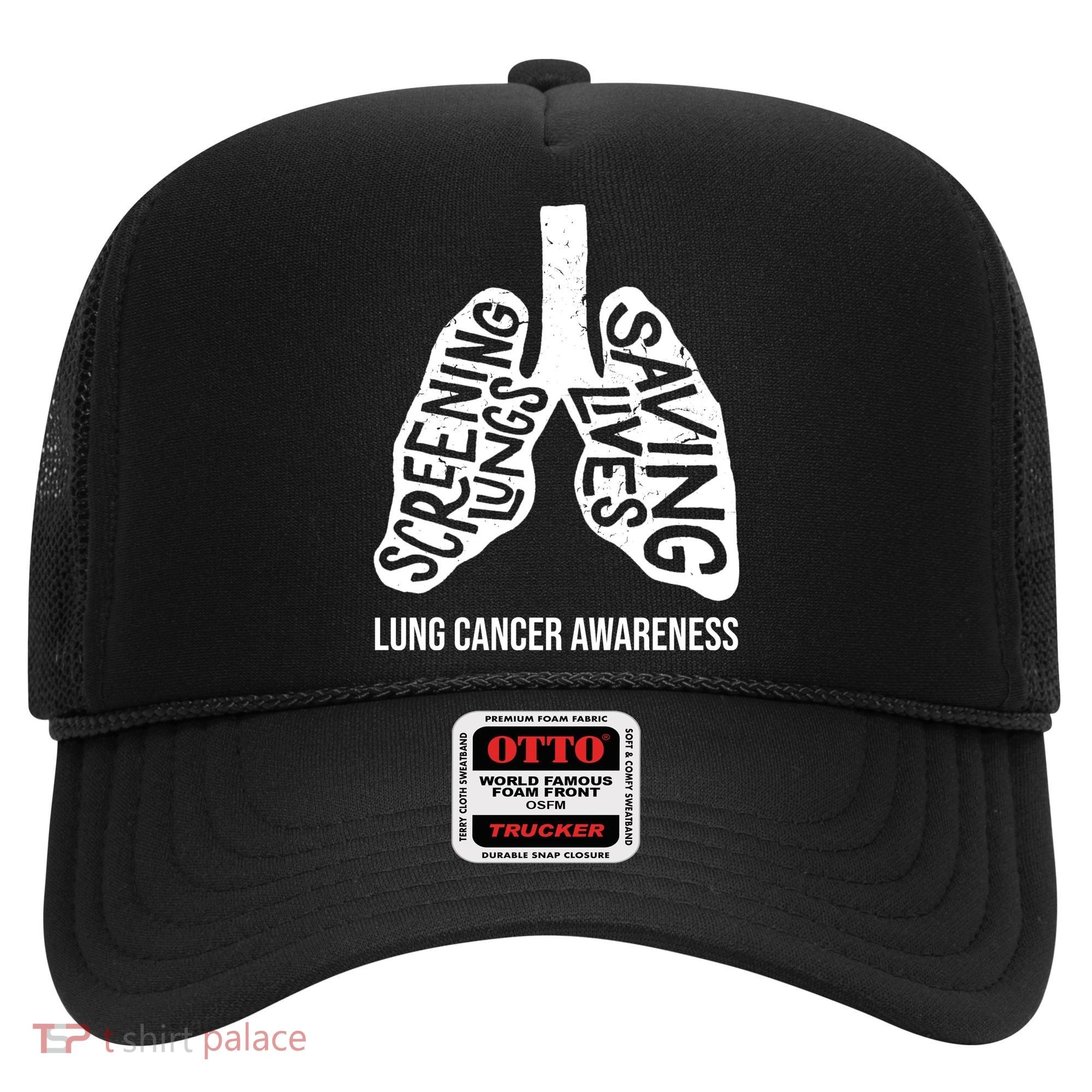 Lung Cancer Awareness Saving Lives Hat