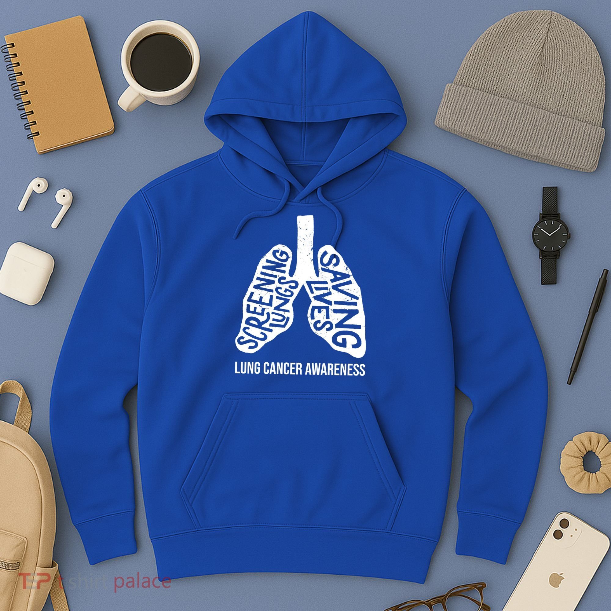 Lung Cancer Awareness Saving Lives Hoodie