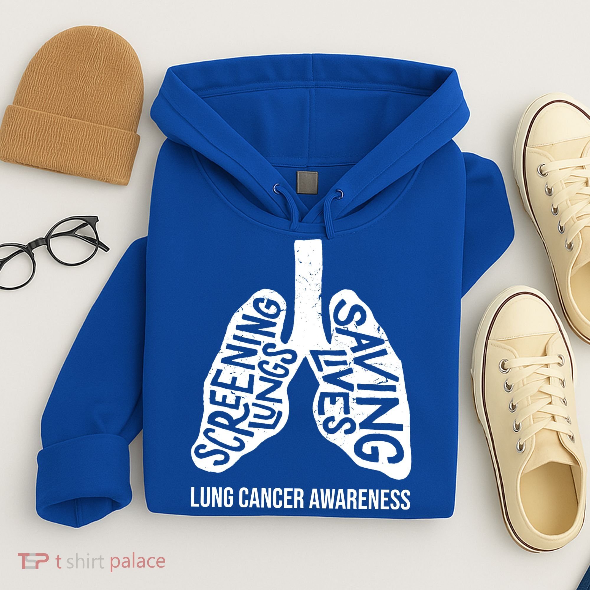 Lung Cancer Awareness Saving Lives Hoodie