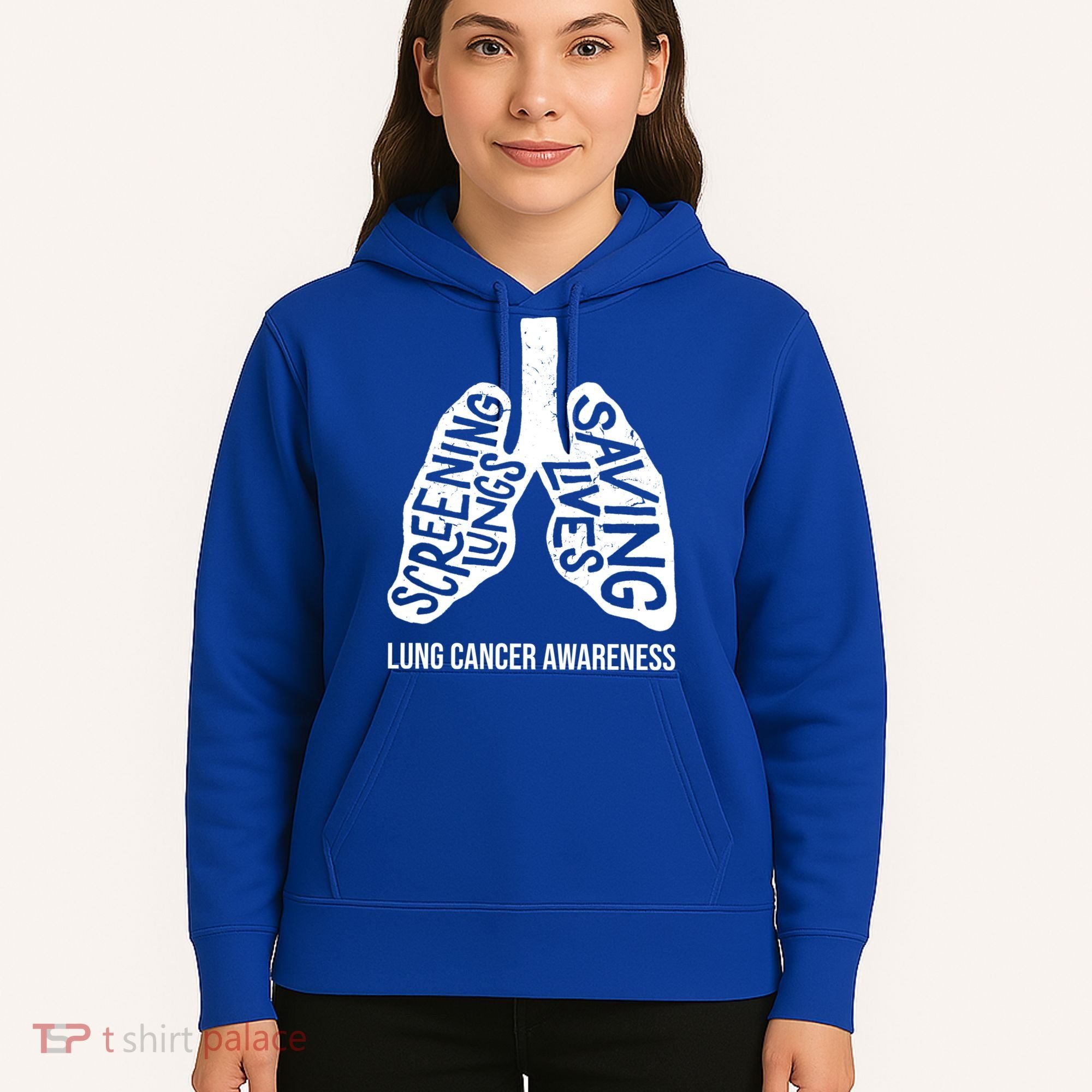 Lung Cancer Awareness Saving Lives Hoodie