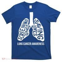Lung Cancer Awareness Saving Lives T-Shirt thumb 0