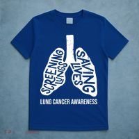 Lung Cancer Awareness Saving Lives T-Shirt thumb 5