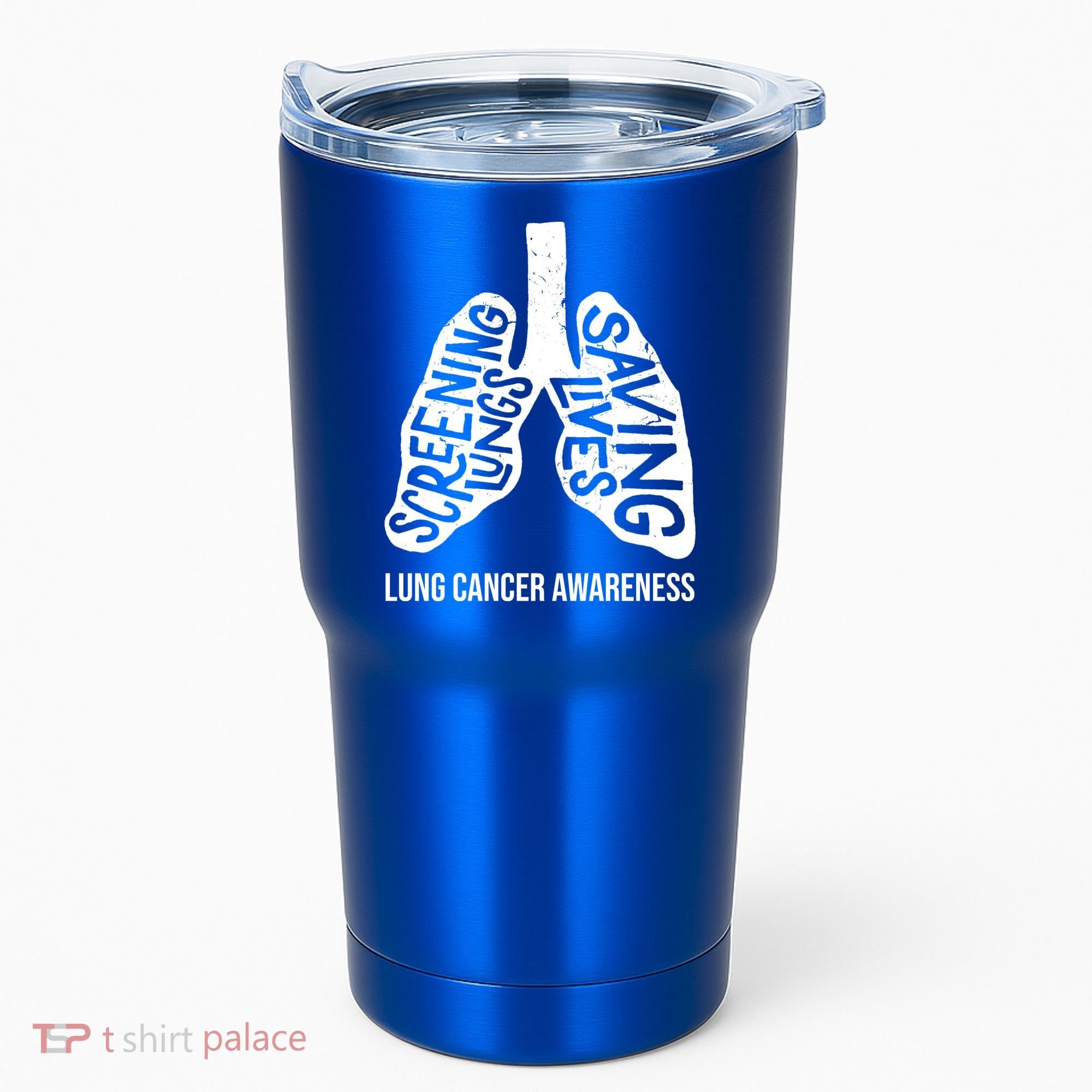 Lung Cancer Awareness Saving Lives Tumbler