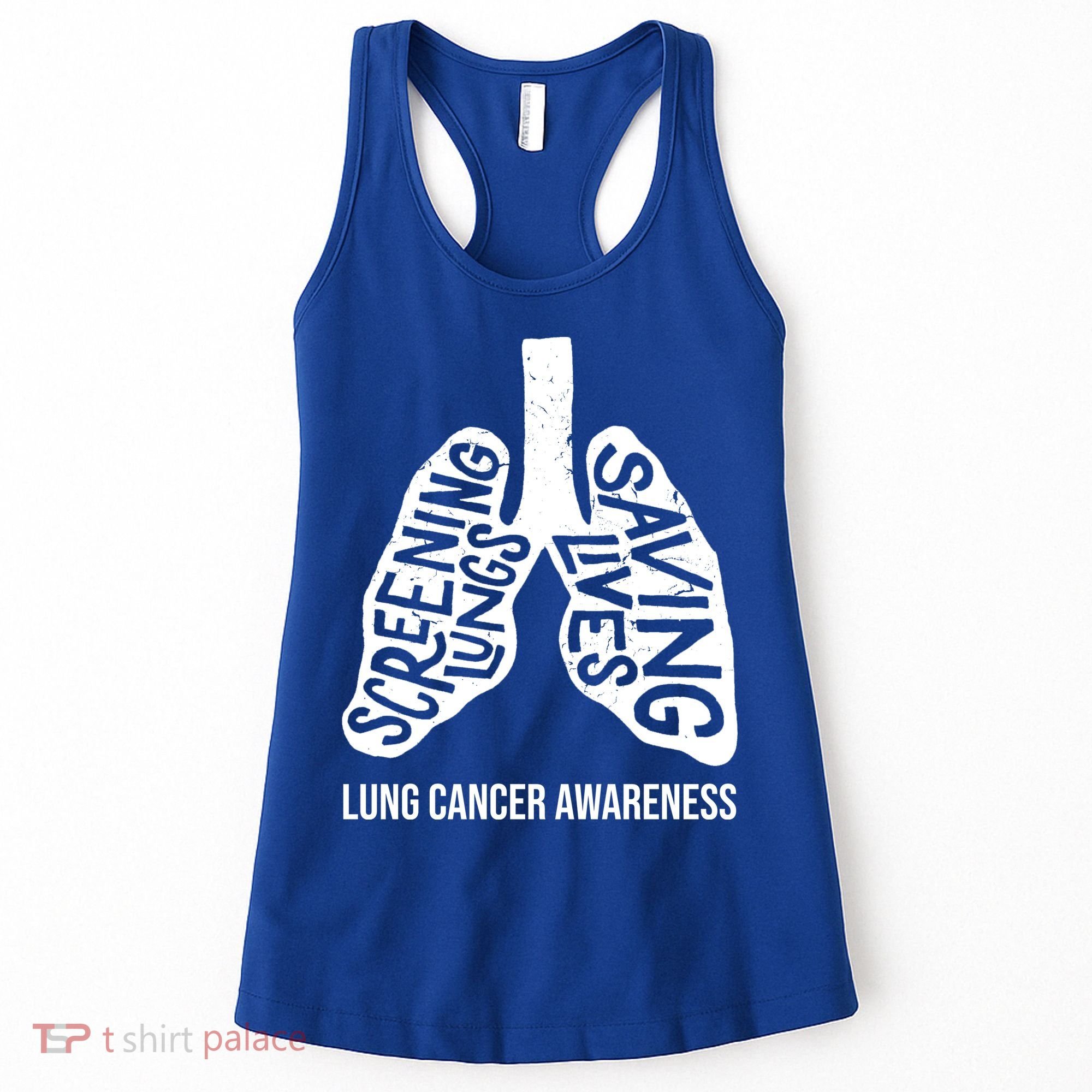 Lung Cancer Awareness Saving Lives Women's Tank Top