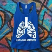 Lung Cancer Awareness Saving Lives Women's Tank Top thumb 3