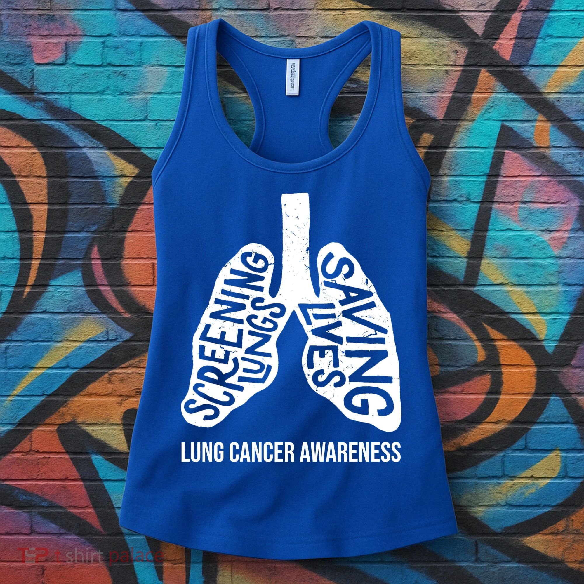 Lung Cancer Awareness Saving Lives Women's Tank Top