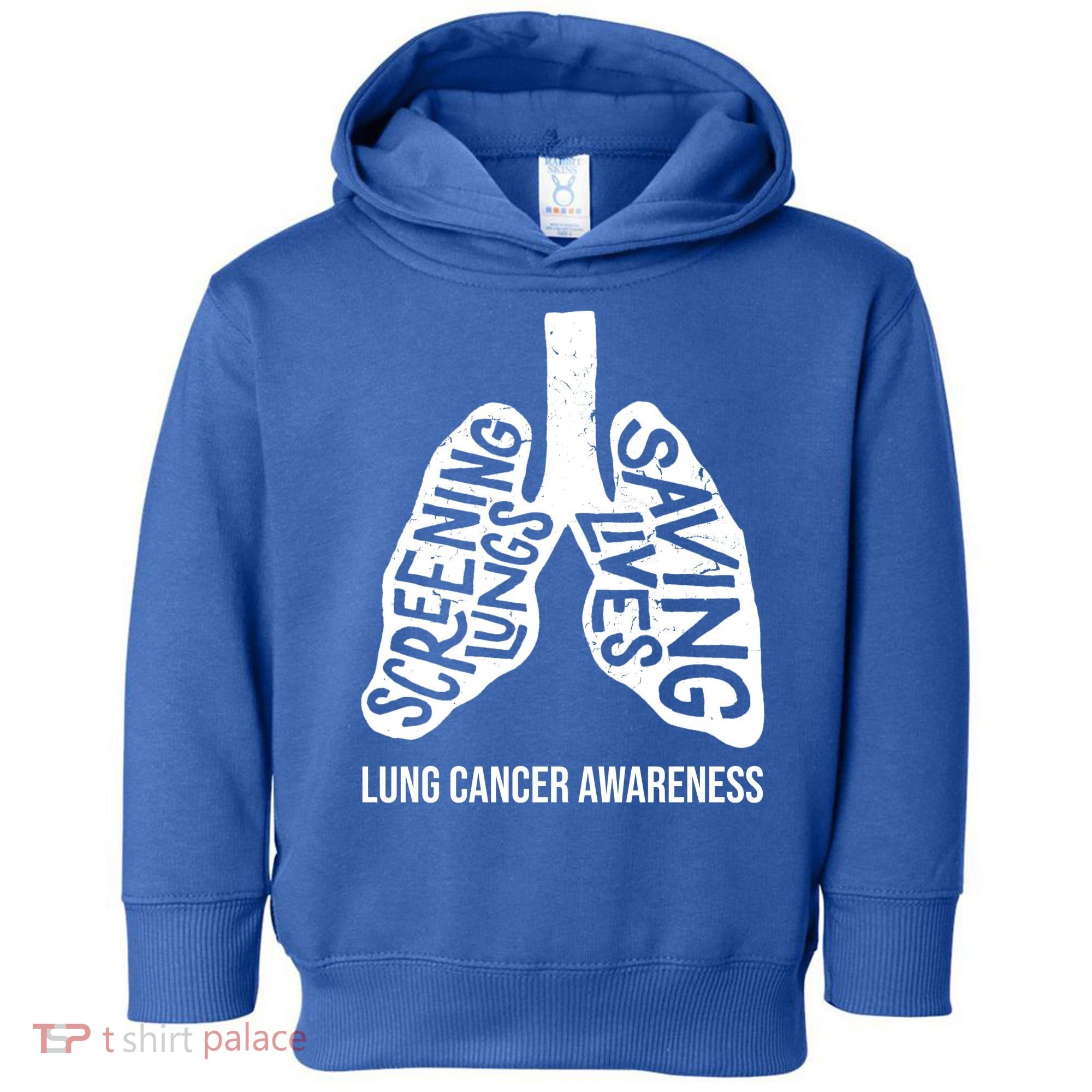 Lung Cancer Awareness Saving Lives Toddler Hoodie
