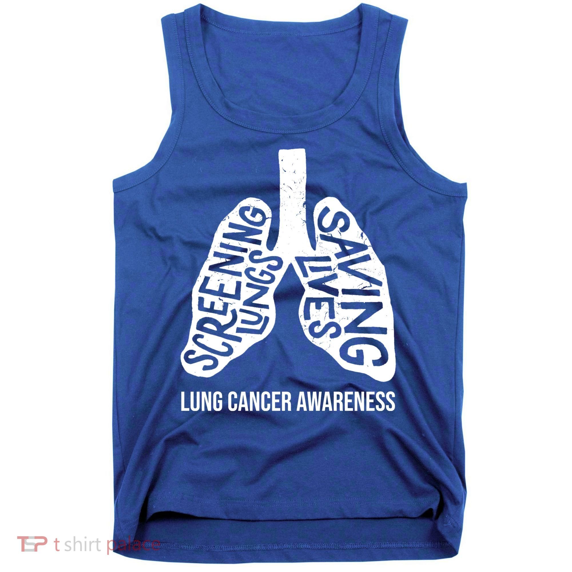 Lung Cancer Awareness Saving Lives Tank Top