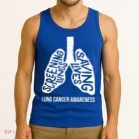 Lung Cancer Awareness Saving Lives Tank Top thumb 3