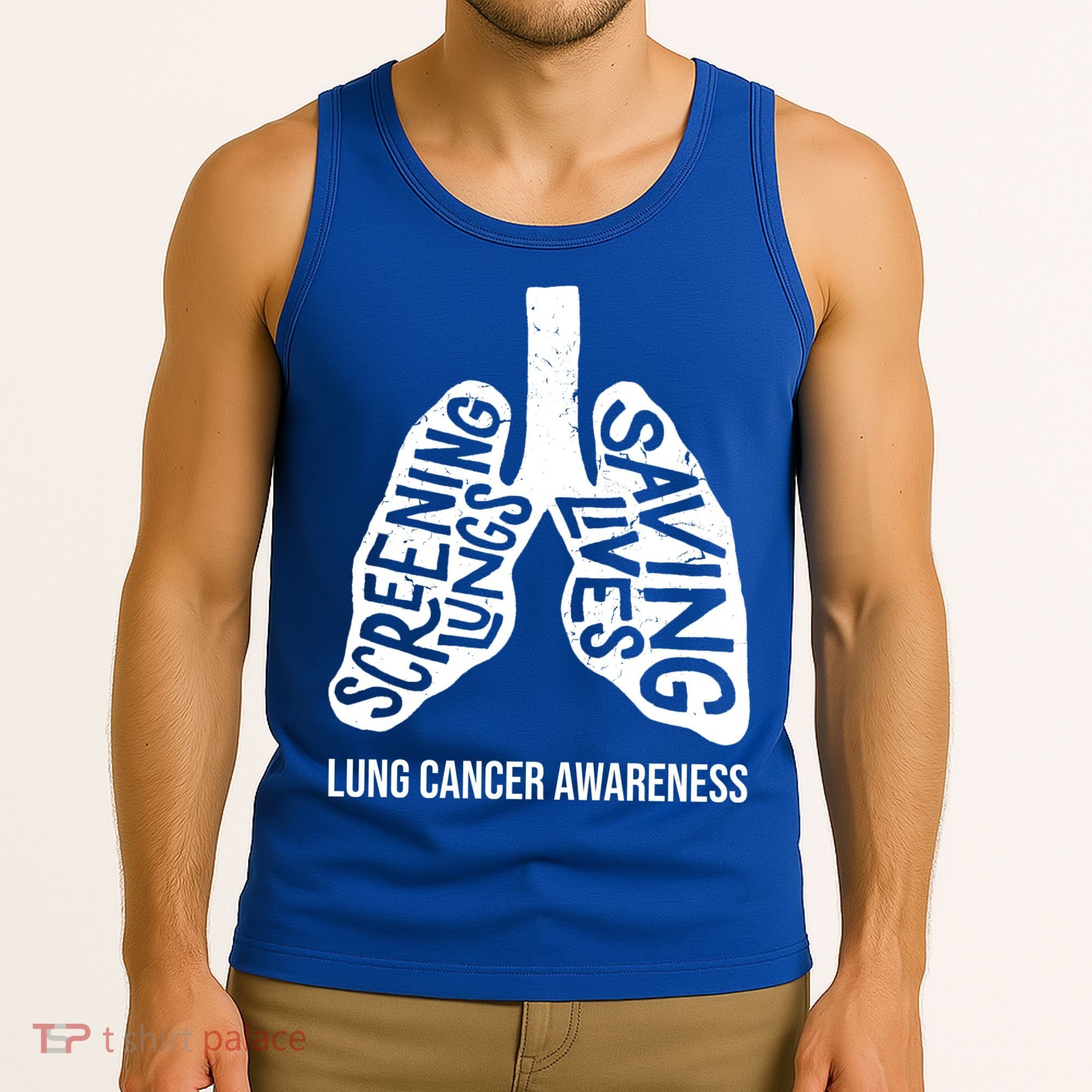 Lung Cancer Awareness Saving Lives Tank Top