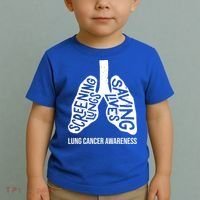 Lung Cancer Awareness Saving Lives Toddler T-Shirt thumb 2