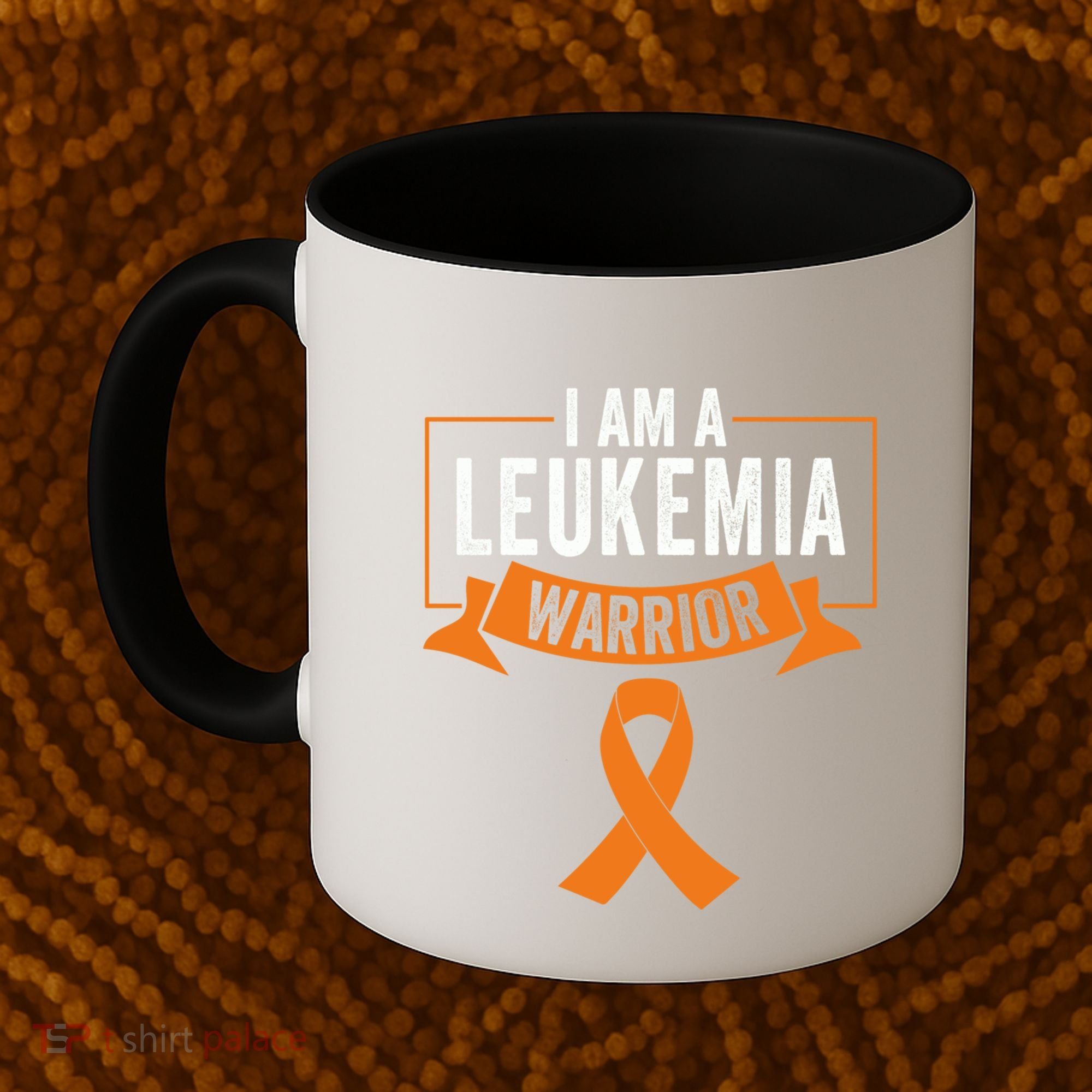 Leukemia Cancer Awareness Warrior Orange Ribbon Month Gift Coffee Mug