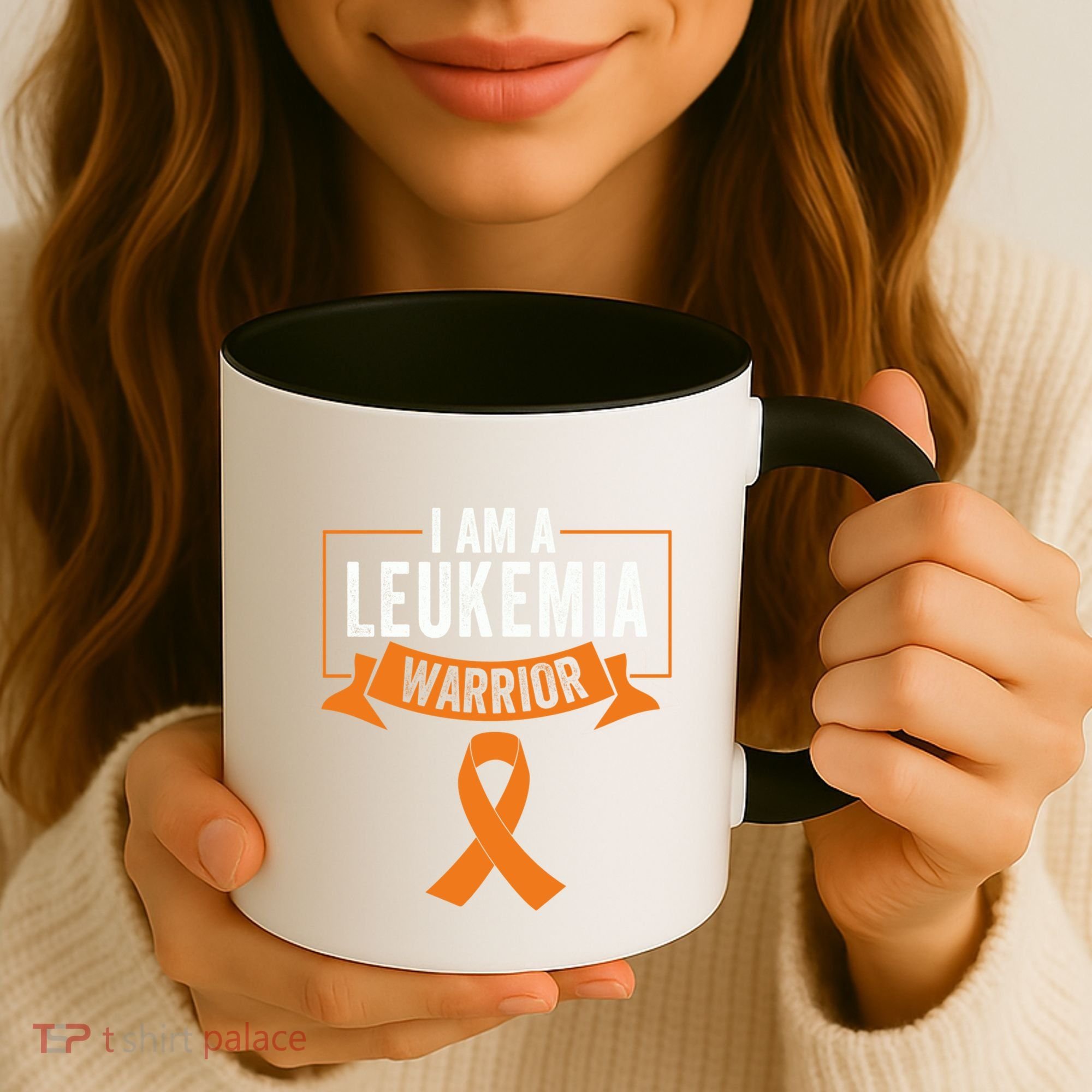 Leukemia Cancer Awareness Warrior Orange Ribbon Month Gift Coffee Mug