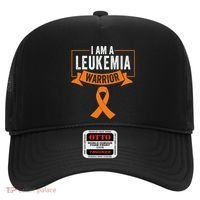 Leukemia Cancer Awareness Warrior Orange Ribbon Month Gift Hat thumb 0