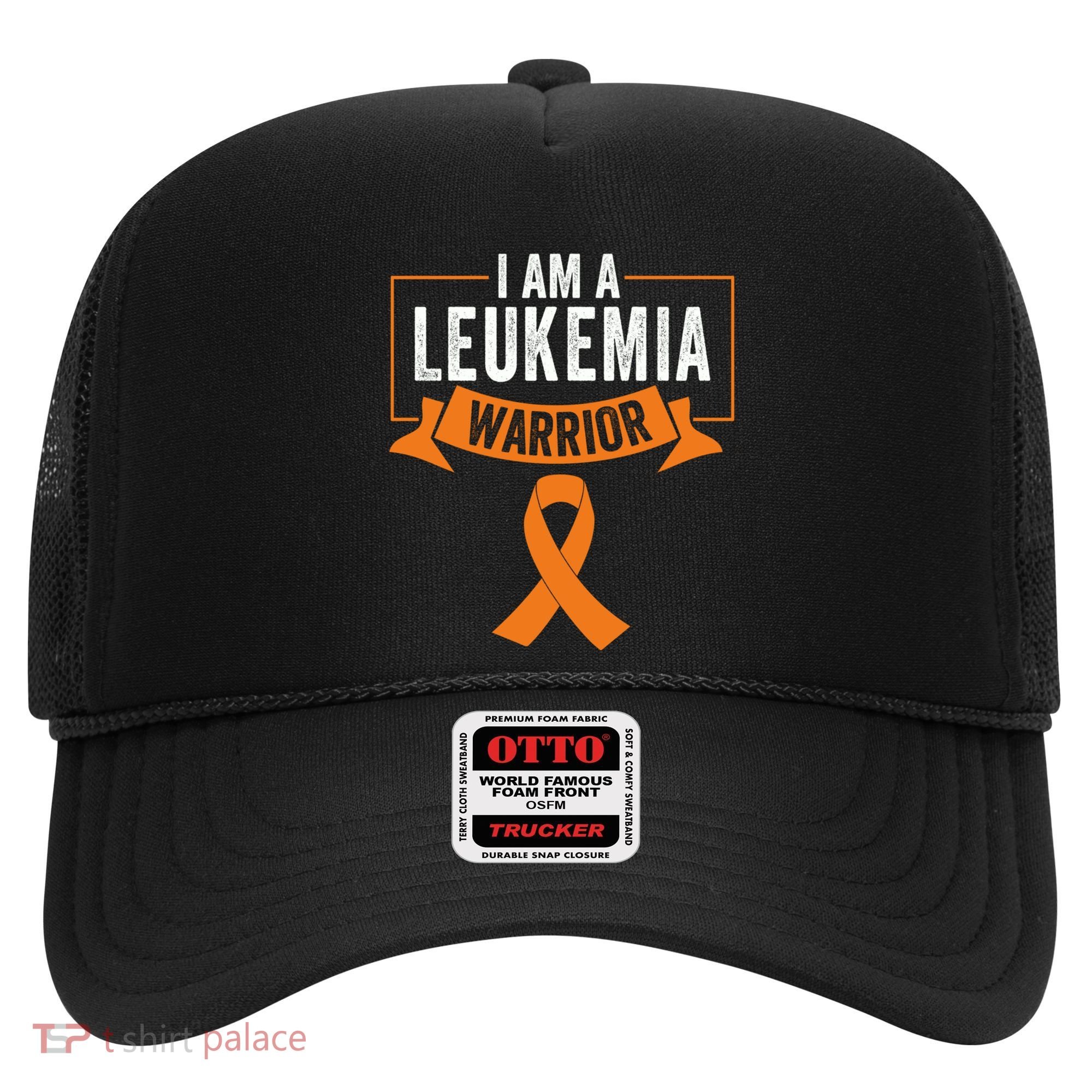 Leukemia Cancer Awareness Warrior Orange Ribbon Month Gift Hat