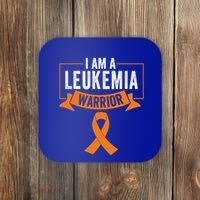 Leukemia Cancer Awareness Warrior Orange Ribbon Month Gift Coaster thumb 0