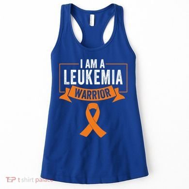 Leukemia Cancer Awareness Warrior Orange Ribbon Month Gift Women's Tank Top