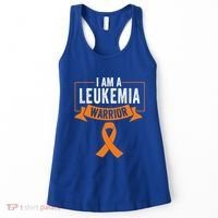 Leukemia Cancer Awareness Warrior Orange Ribbon Month Gift Women's Tank Top thumb 0
