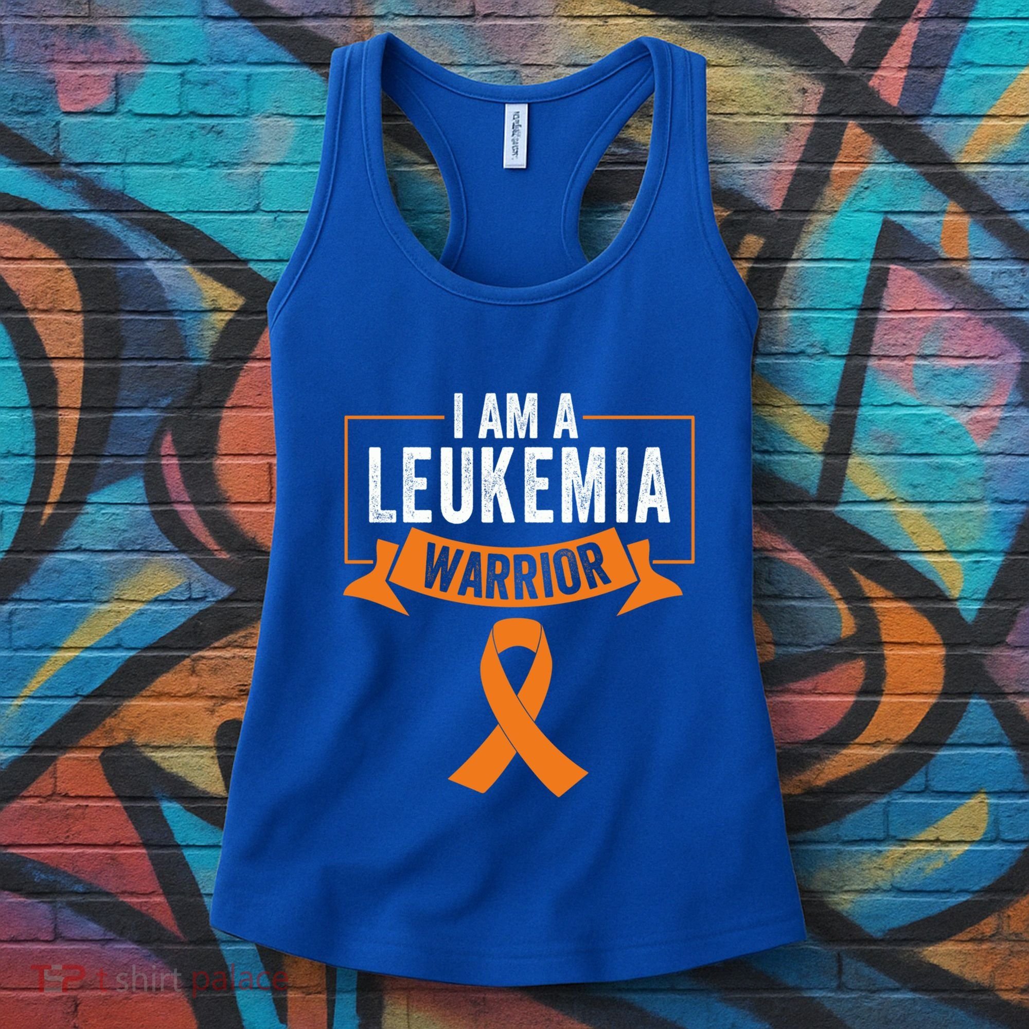 Leukemia Cancer Awareness Warrior Orange Ribbon Month Gift Women's Tank Top
