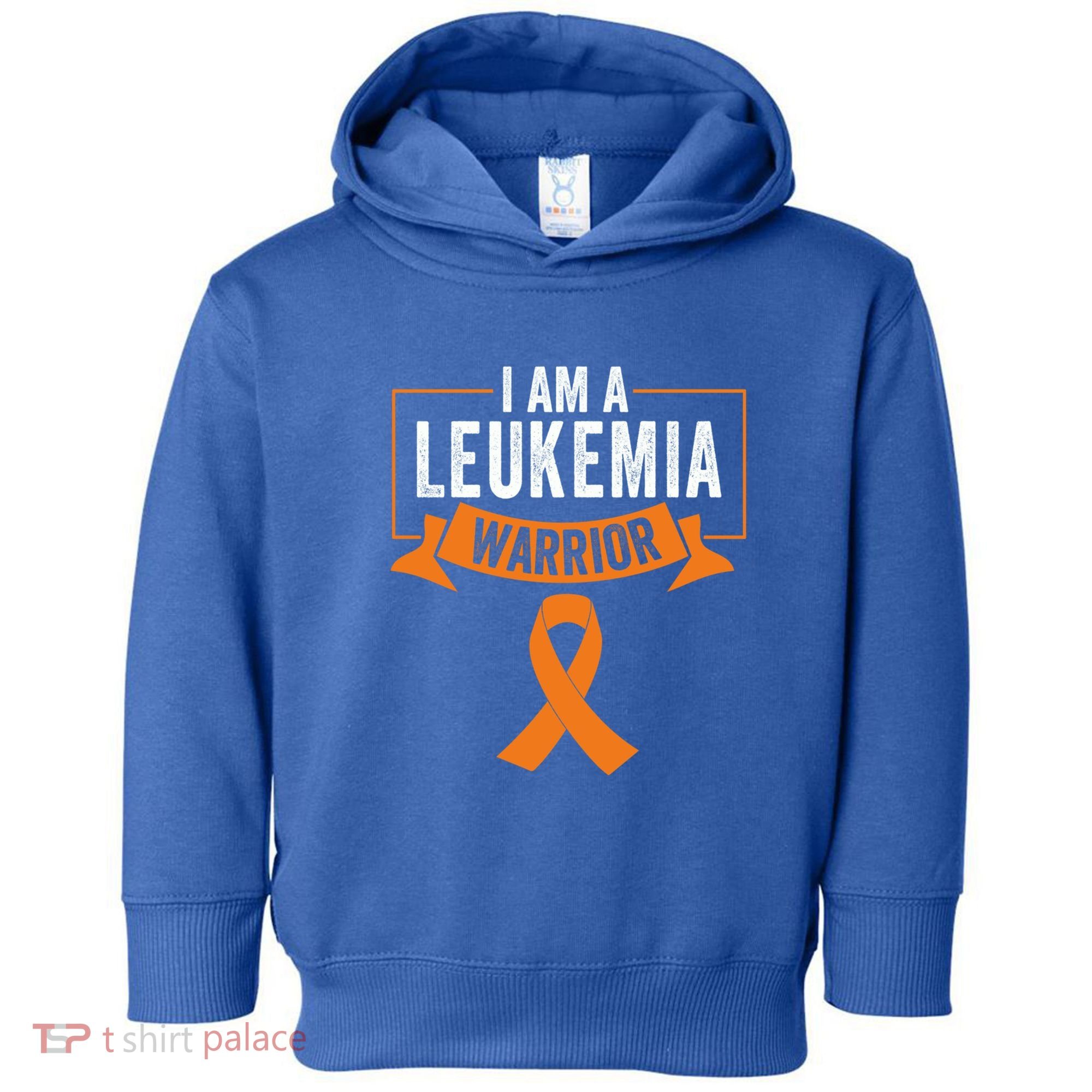 Leukemia Cancer Awareness Warrior Orange Ribbon Month Gift Toddler Hoodie