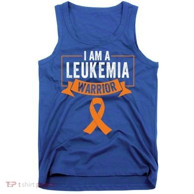 Leukemia Cancer Awareness Warrior Orange Ribbon Month Gift Tank Top