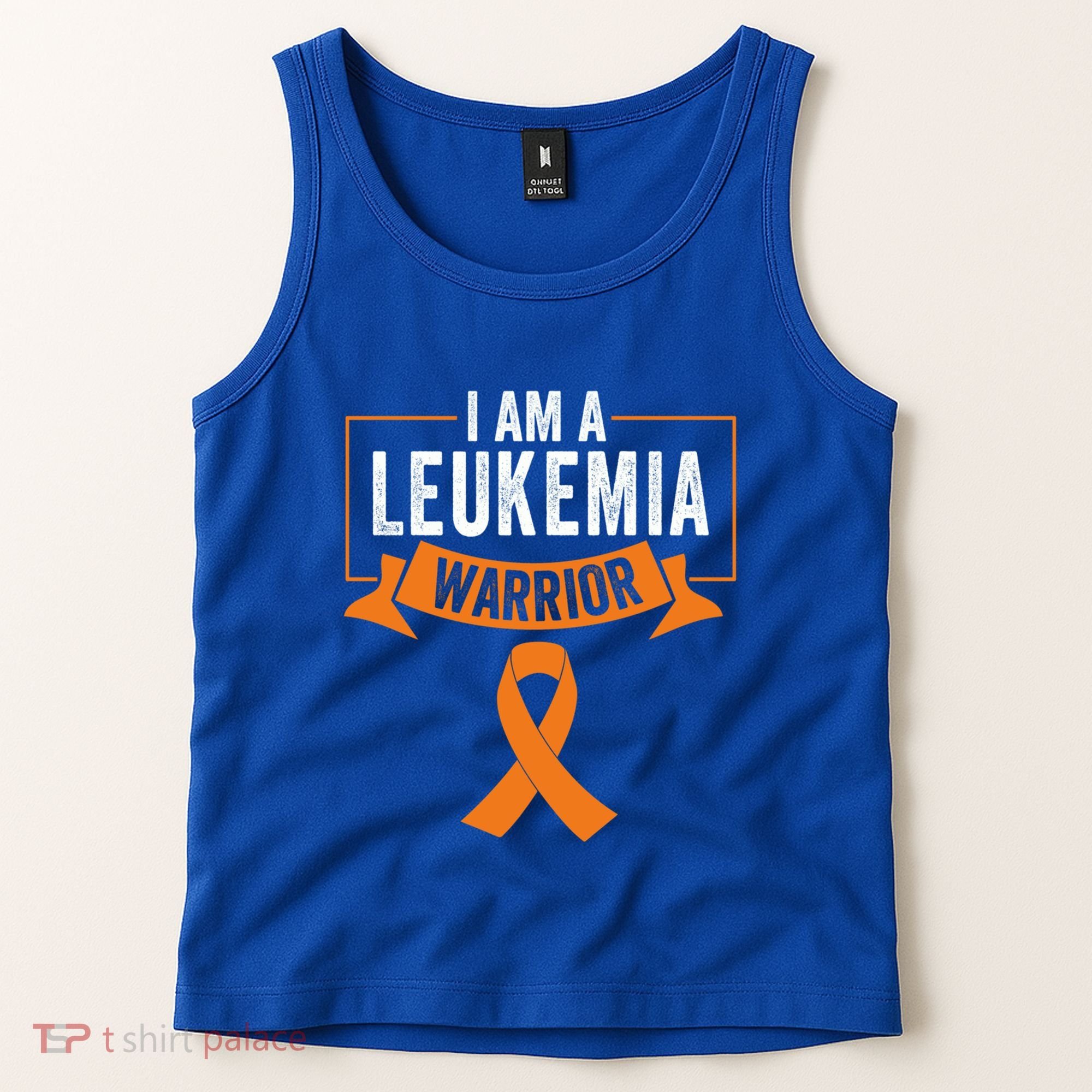 Leukemia Cancer Awareness Warrior Orange Ribbon Month Gift Tank Top