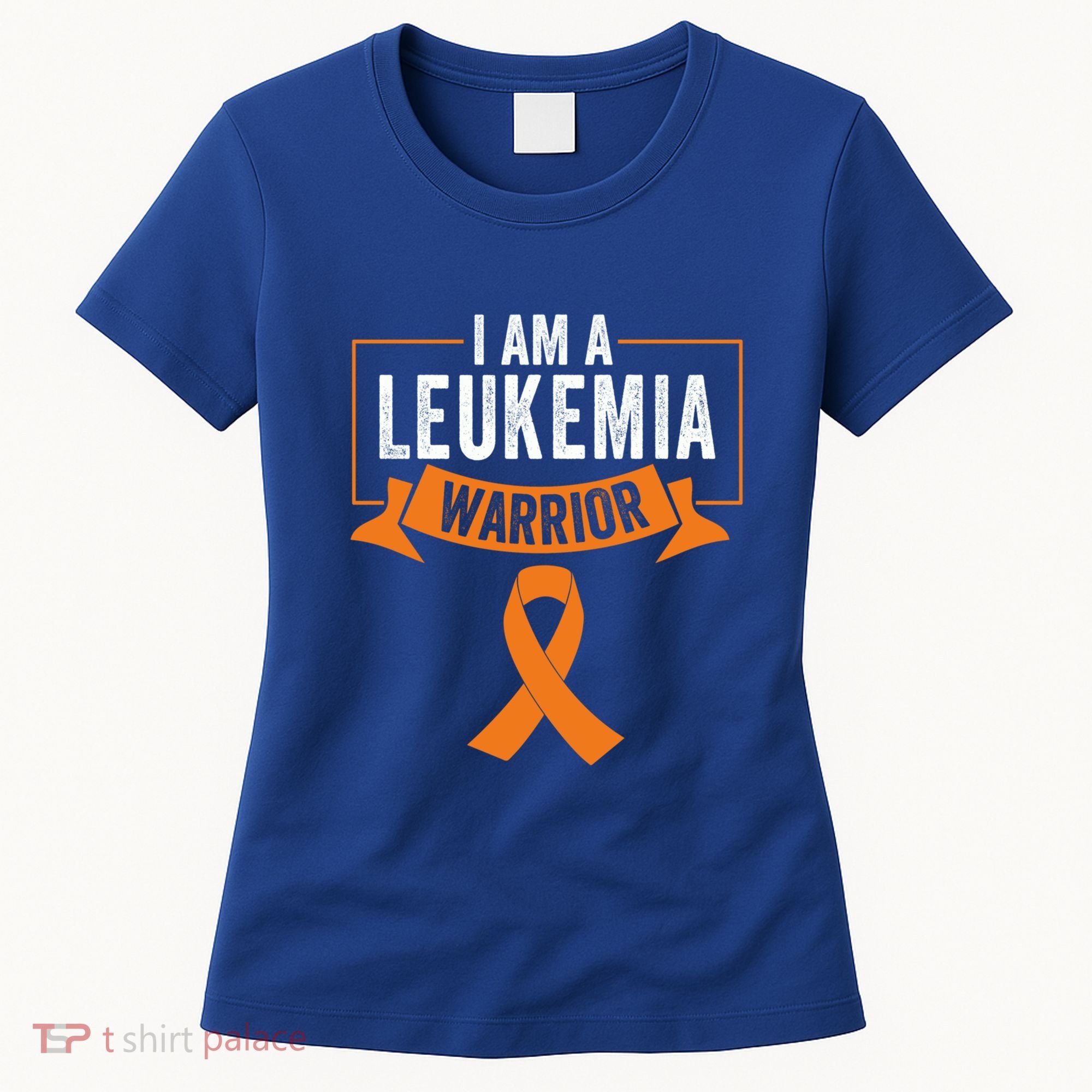 Leukemia Cancer Awareness Warrior Orange Ribbon Month Gift Women's T-Shirt