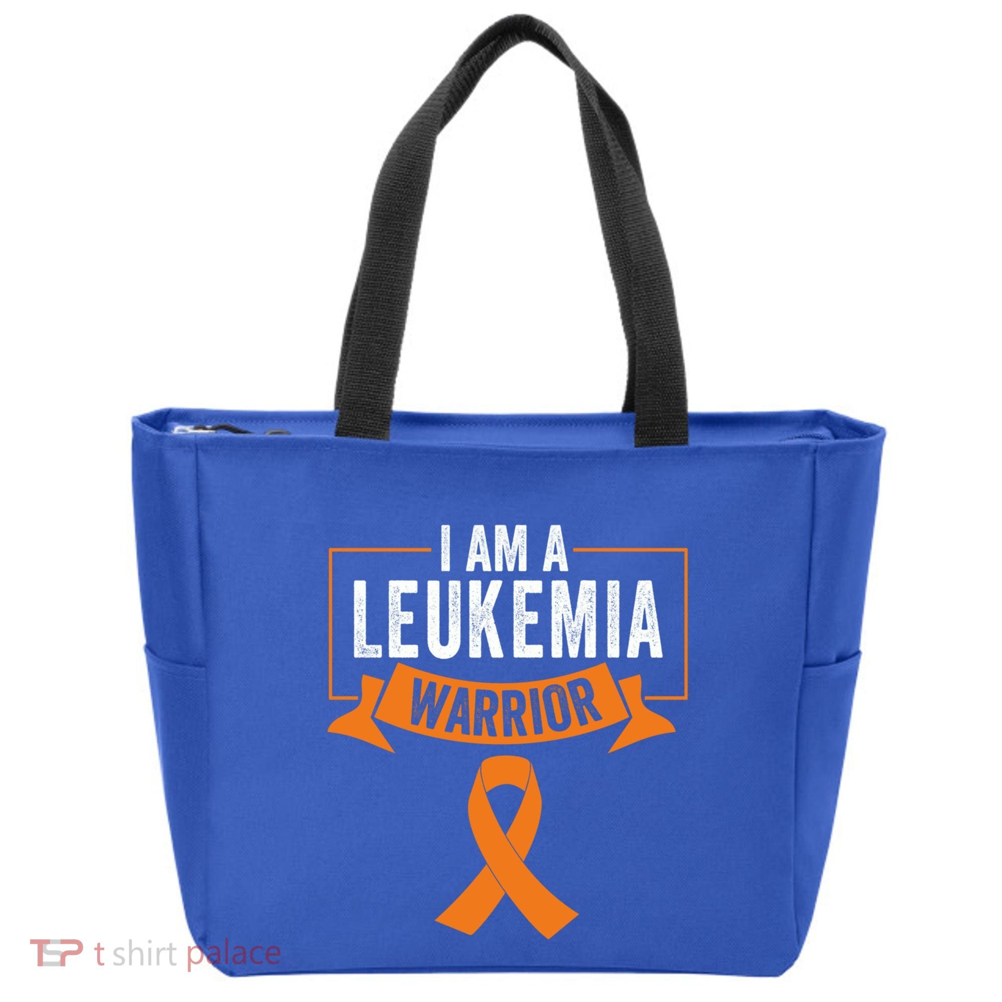 Leukemia Cancer Awareness Warrior Orange Ribbon Month Gift Tote Bag