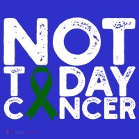 Liver Cancer Awareness Not Today Cancer Green Ribbon Gift Baby Bodysuit thumb 2