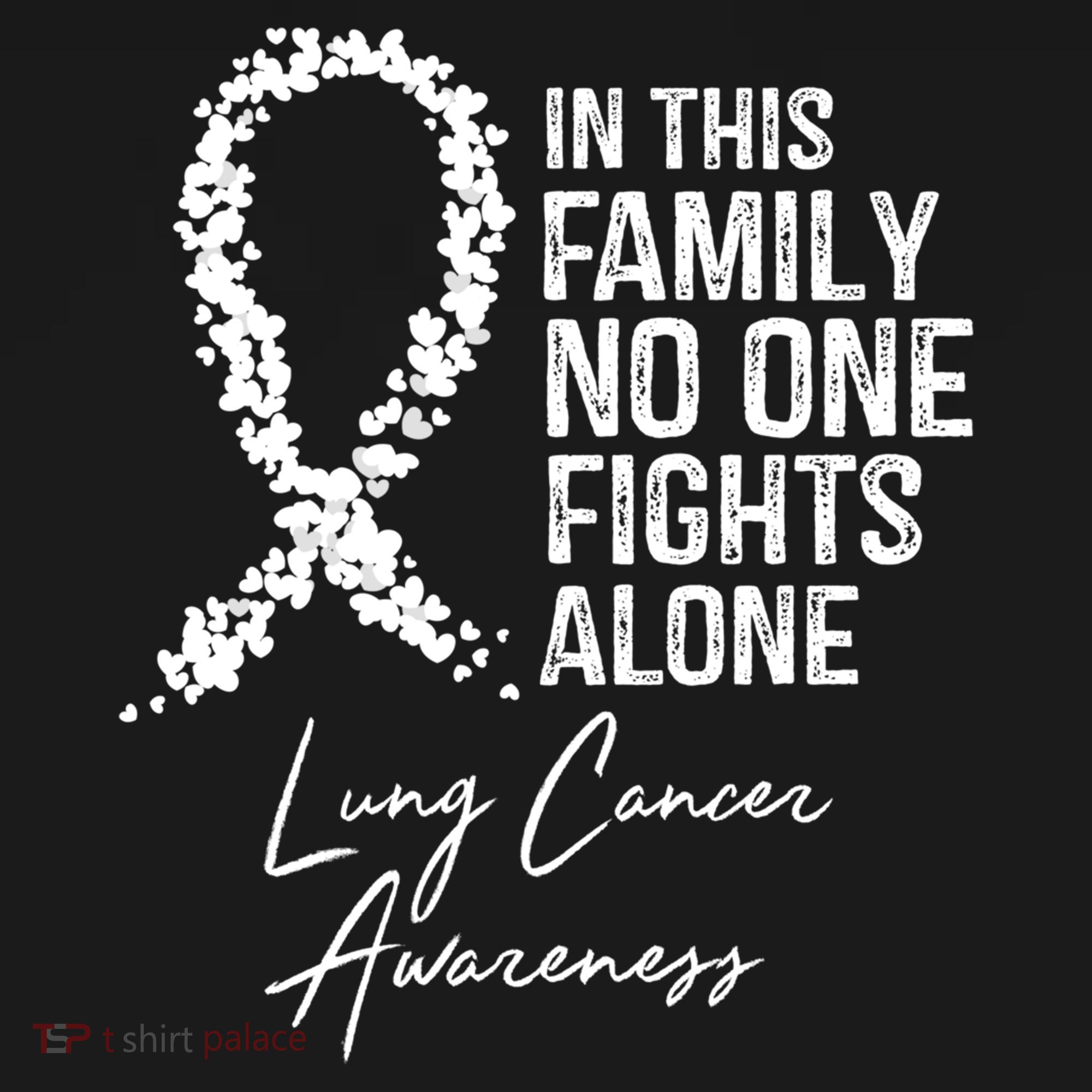 Lung Cancer Awareness In This Family No One Fights Alone Gift Women's Hoodie