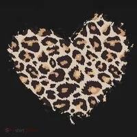 Leopard Cheetah Animal Print Heart Toddler Hoodie thumb 2
