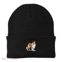 Life Can Be Rough Collies Make It Better Rough Collie Beanie thumb 0