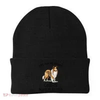 Life Can Be Rough Collies Make It Better Rough Collie Beanie thumb 0