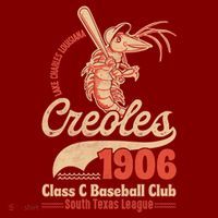 Lake Charles Creoles Louisiana Vintage Defunct Baseball Team T-Shirt thumb 7