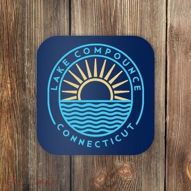 Lake Compounce Connecticut Outdoors Vintage Coaster