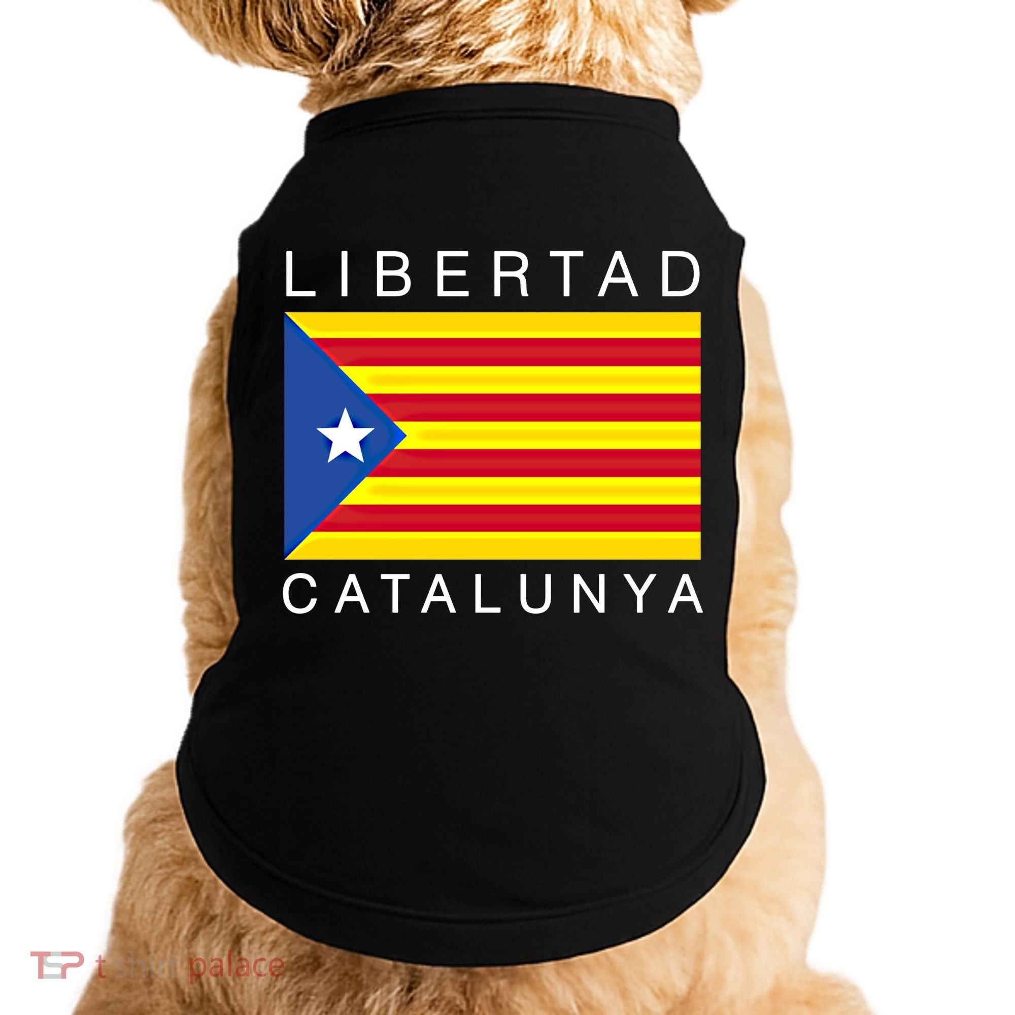 Libertad Catalunya Catalan Catalonia Independence Espana Gift Doggie Tank
