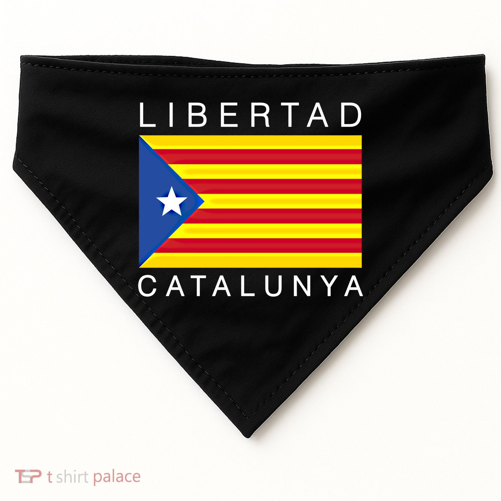 Libertad Catalunya Catalan Catalonia Independence Espana Gift USA-Made Doggie Bandana