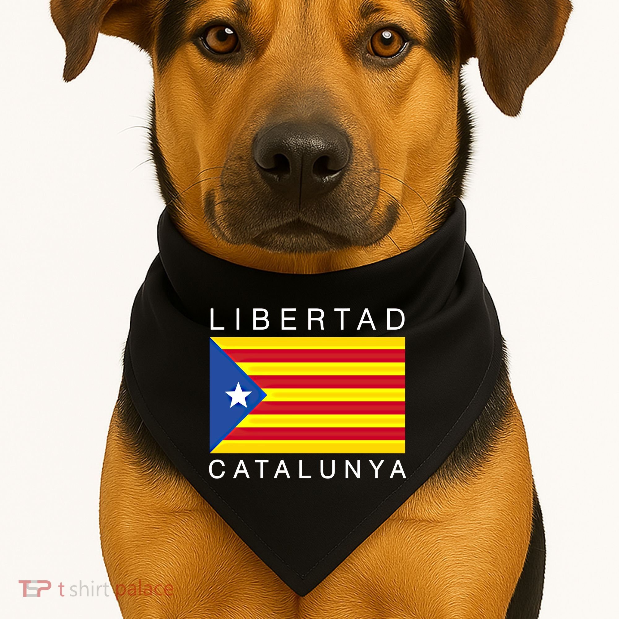 Libertad Catalunya Catalan Catalonia Independence Espana Gift USA-Made Doggie Bandana