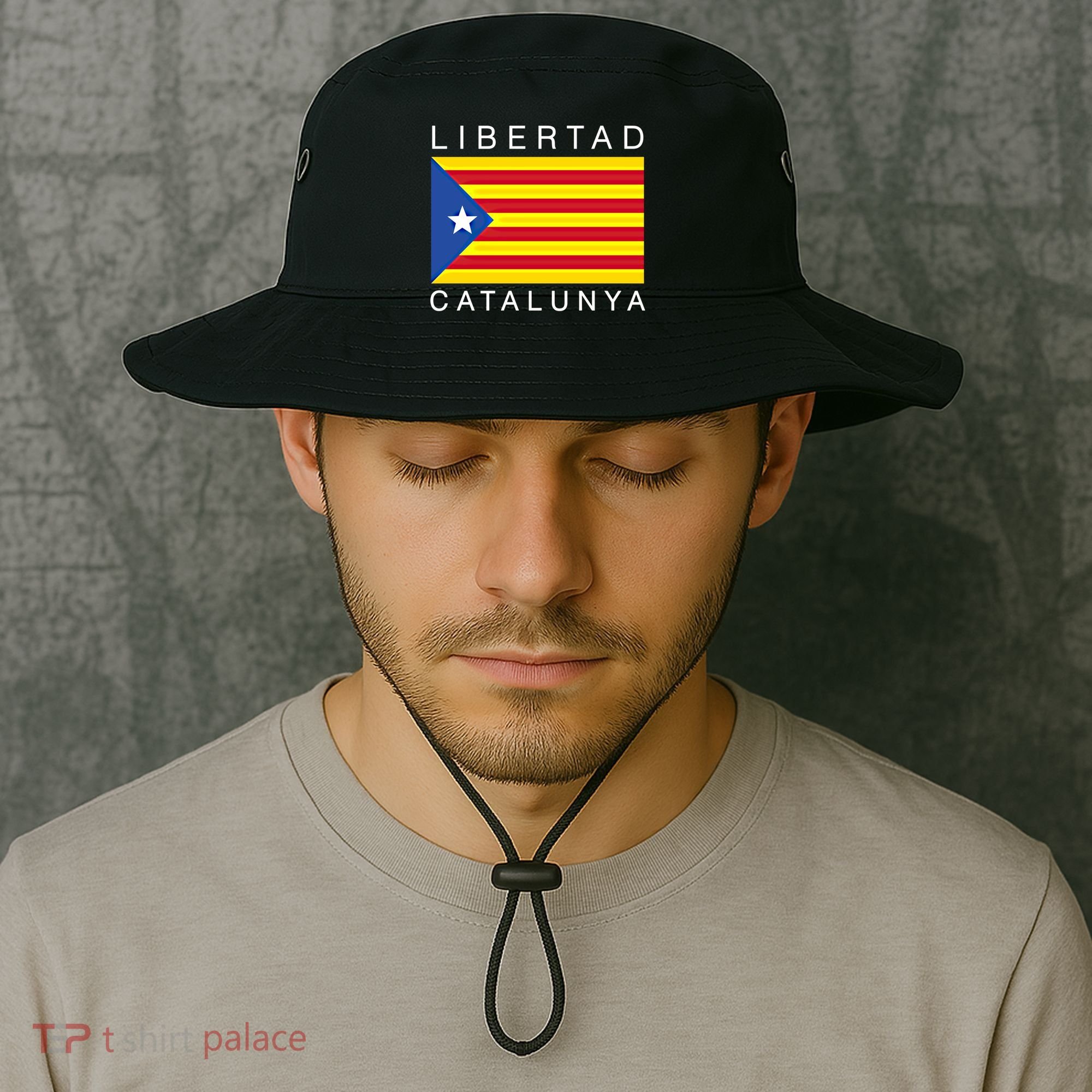 Libertad Catalunya Catalan Catalonia Independence Espana Gift Bucket Hat