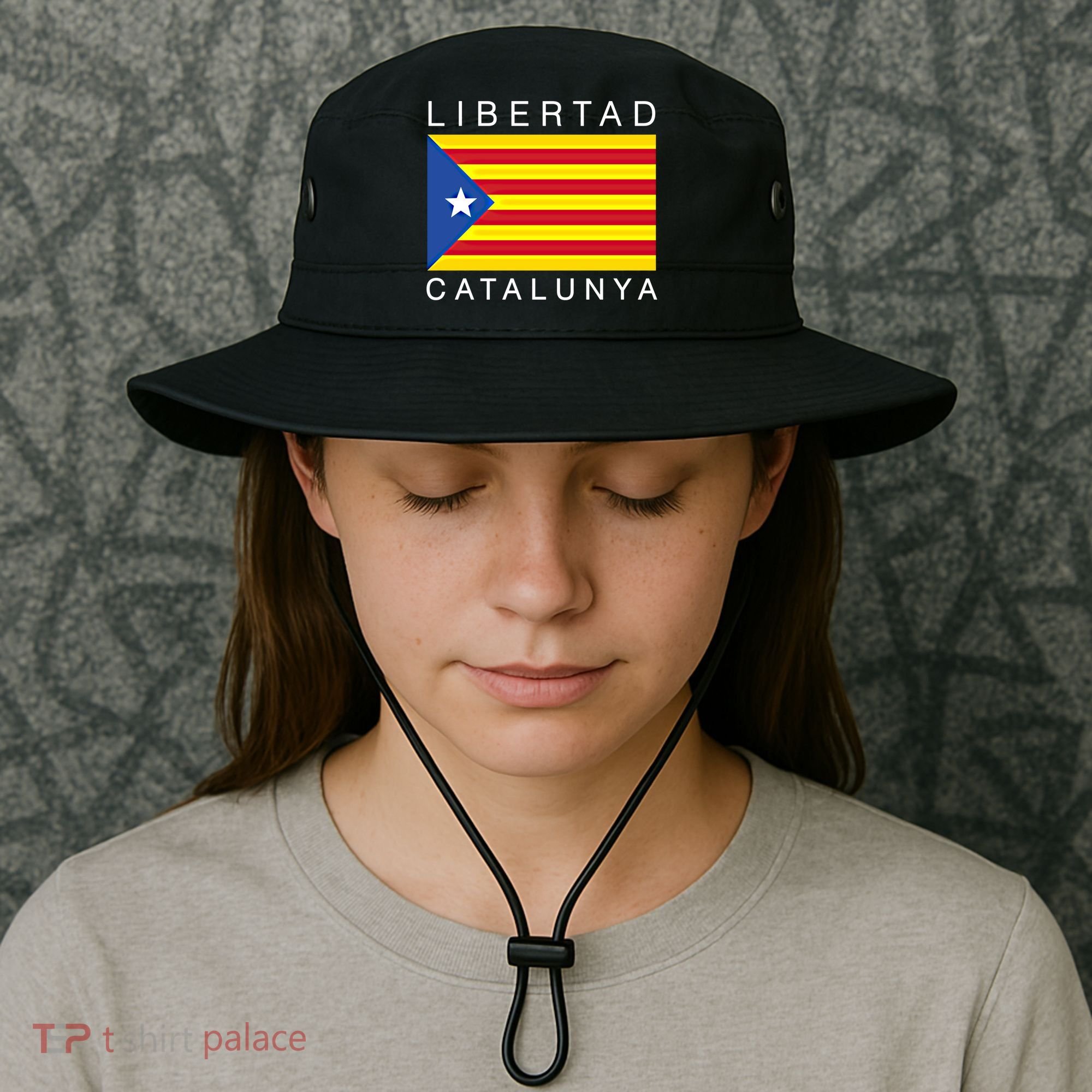 Libertad Catalunya Catalan Catalonia Independence Espana Gift Bucket Hat