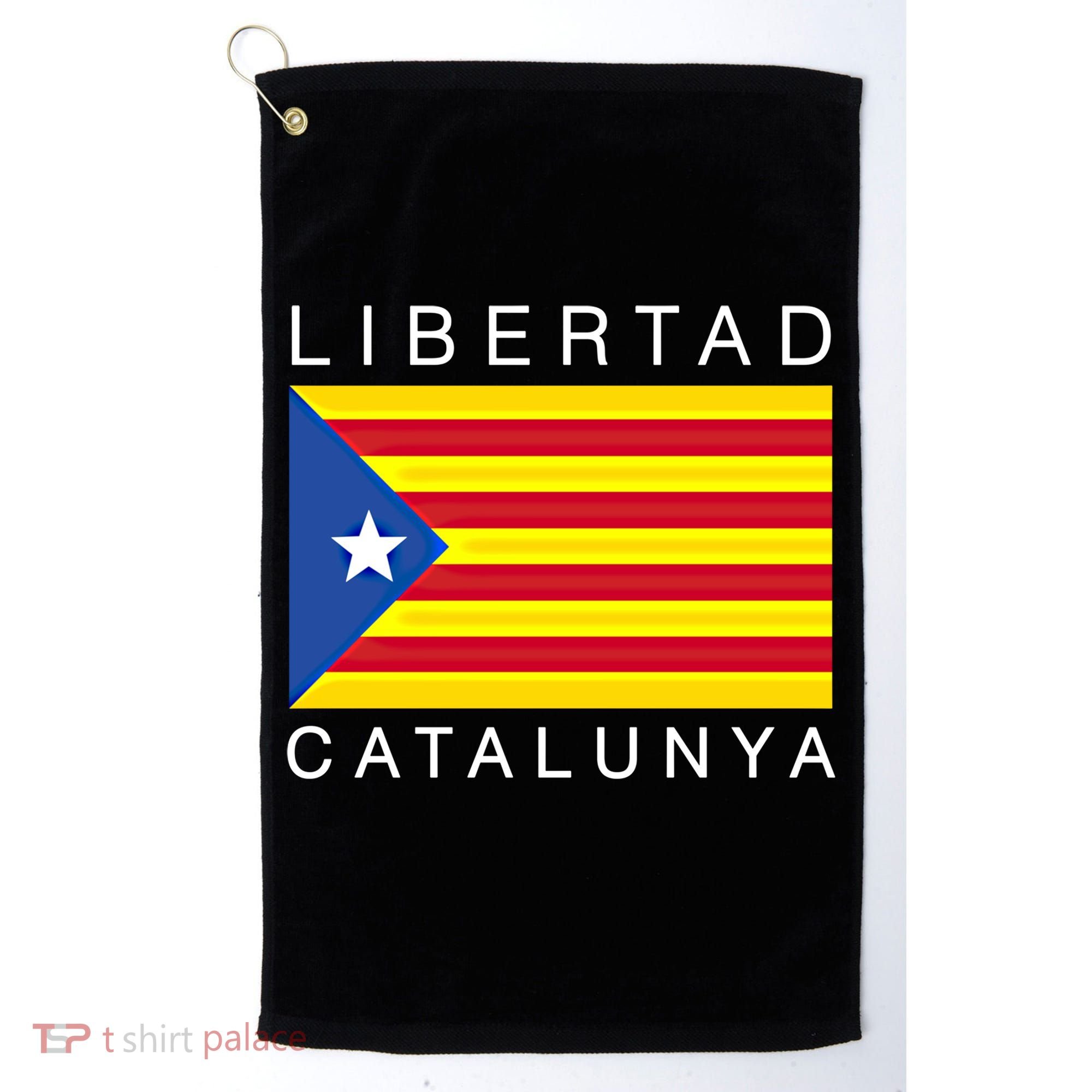 Libertad Catalunya Catalan Catalonia Independence Espana Gift Golf Towel
