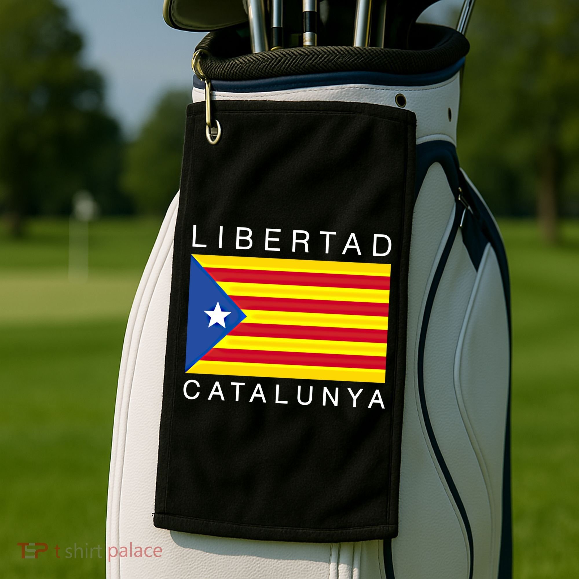 Libertad Catalunya Catalan Catalonia Independence Espana Gift Golf Towel