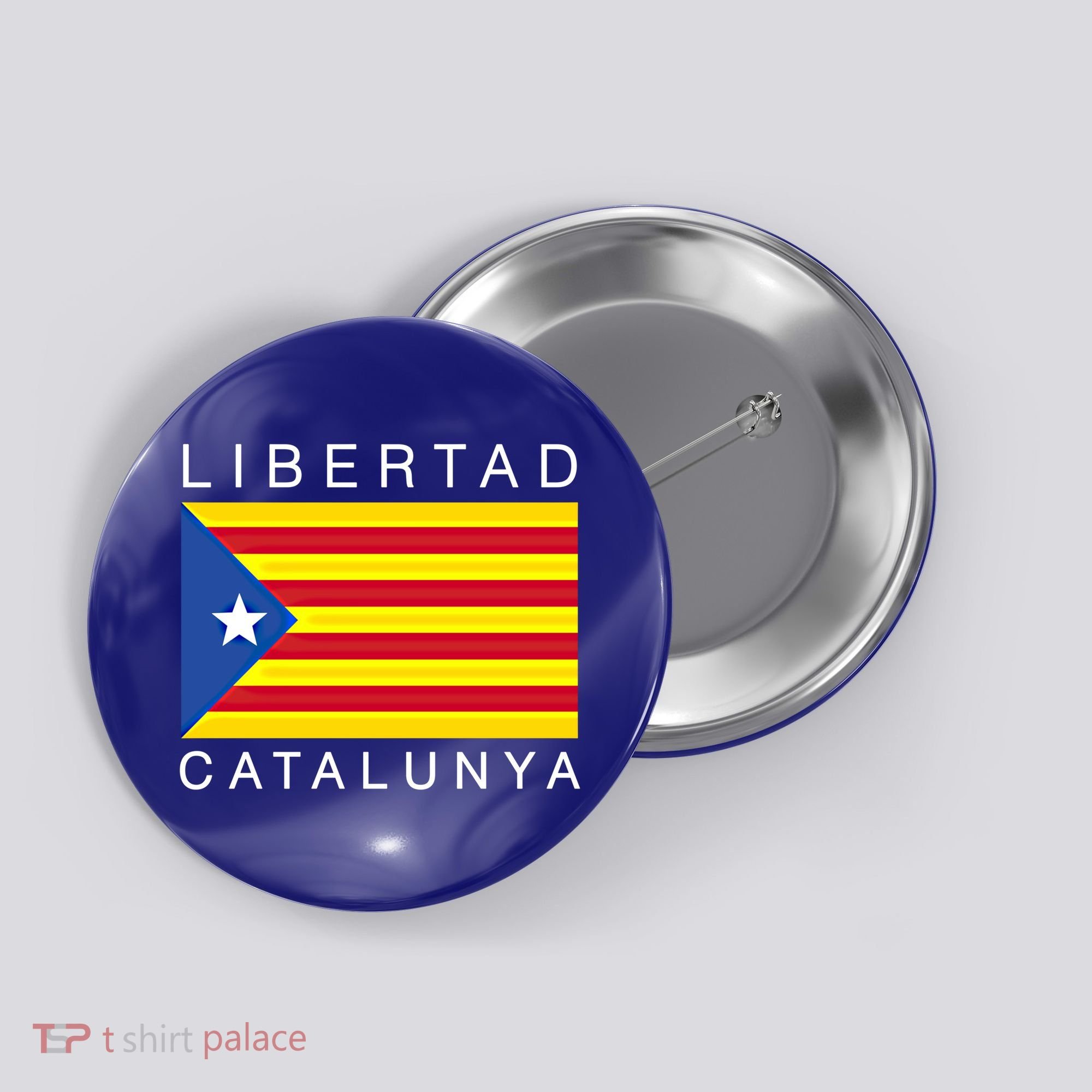Libertad Catalunya Catalan Catalonia Independence Espana Gift Button