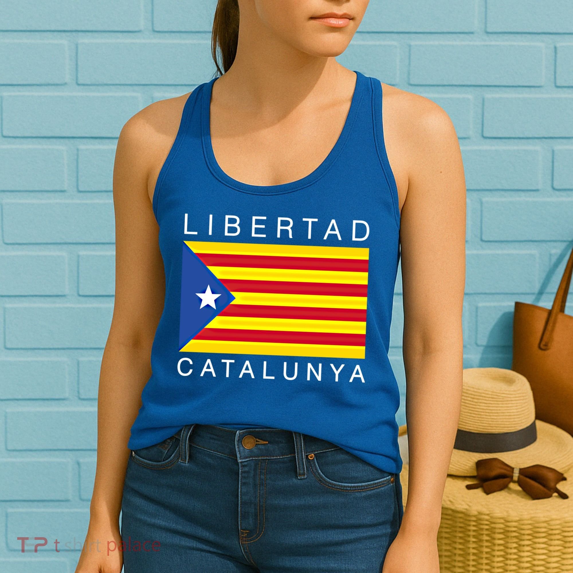 Libertad Catalunya Catalan Catalonia Independence Espana Gift Women's Tank Top