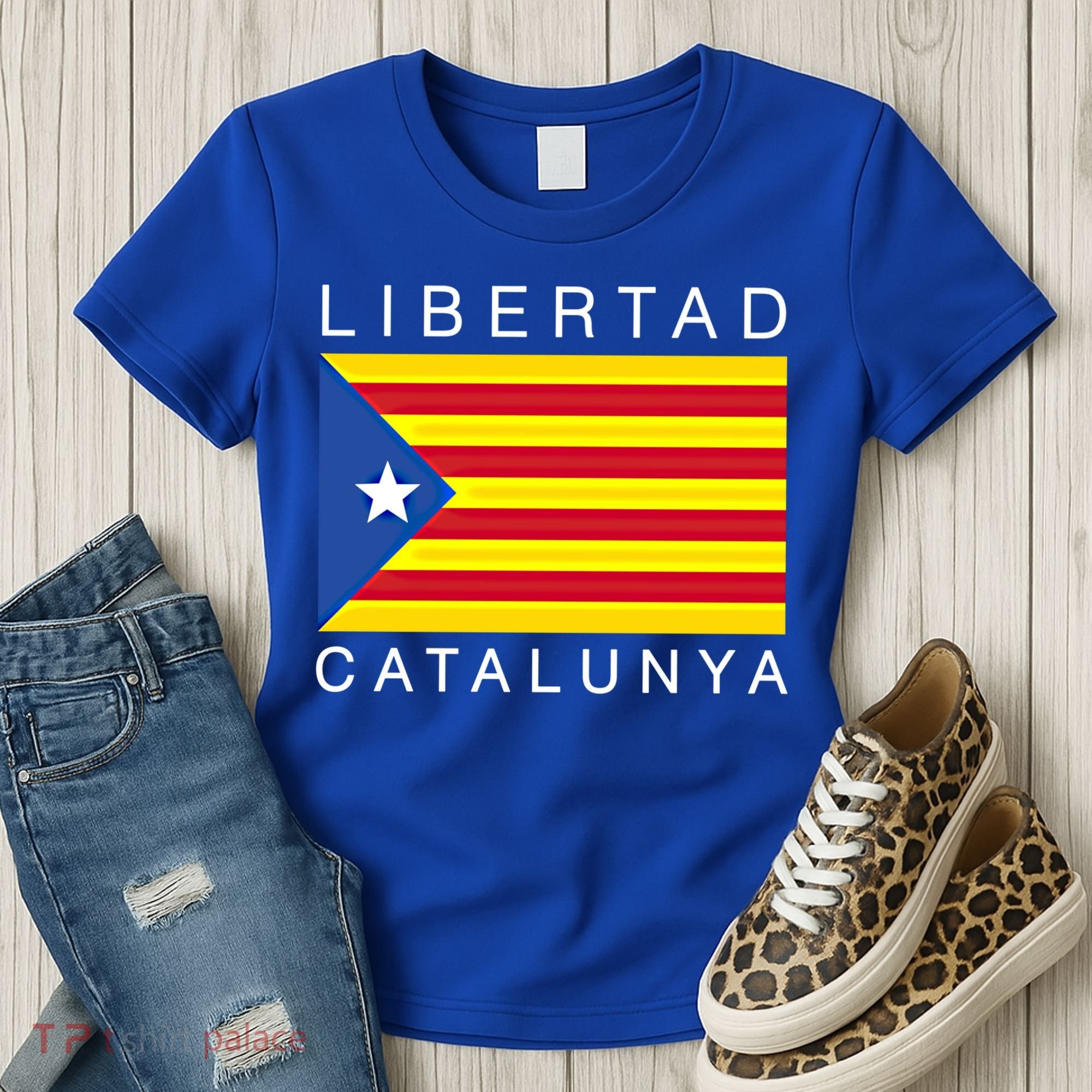 Libertad Catalunya Catalan Catalonia Independence Espana Gift Women's T-Shirt